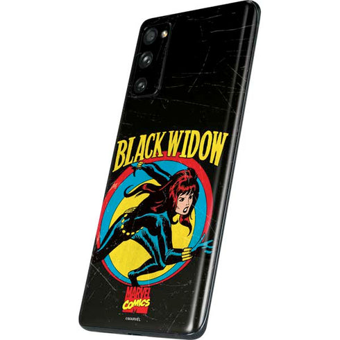 Marvel Classic Comics Black Widow Galaxy S20 Fan Edition Skin